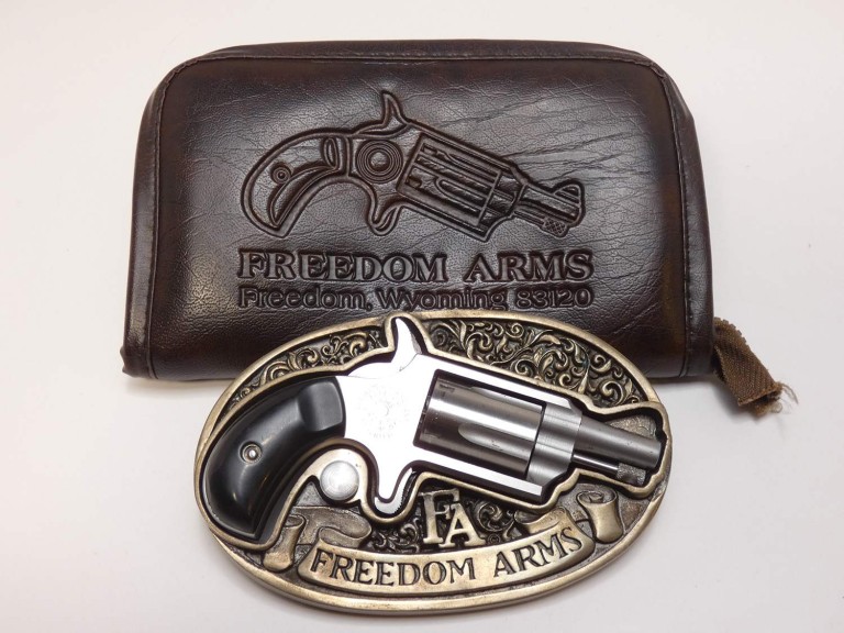 Freedom Arms Belt Buckle/Revolver Combination FAS22LR D4 Guns