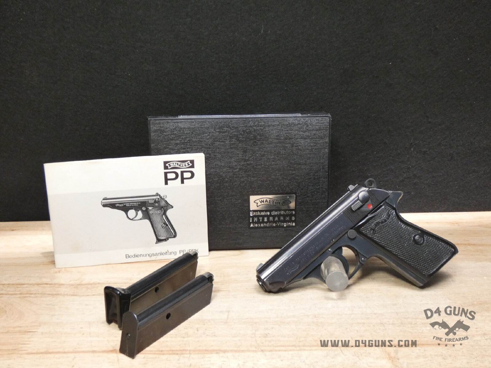 Walther PPK/S – .380 ACP – w/Case! W. Germany | D4 Guns