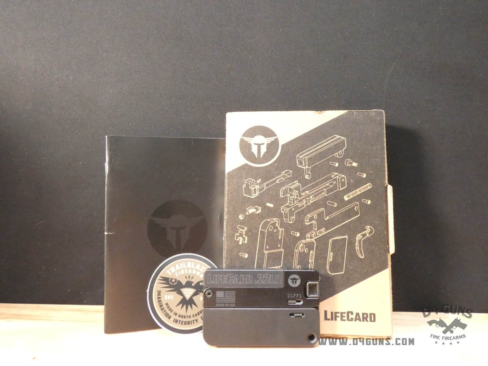 Trailblazer Life Card | .22LR | Single-Shot | | D4 Guns