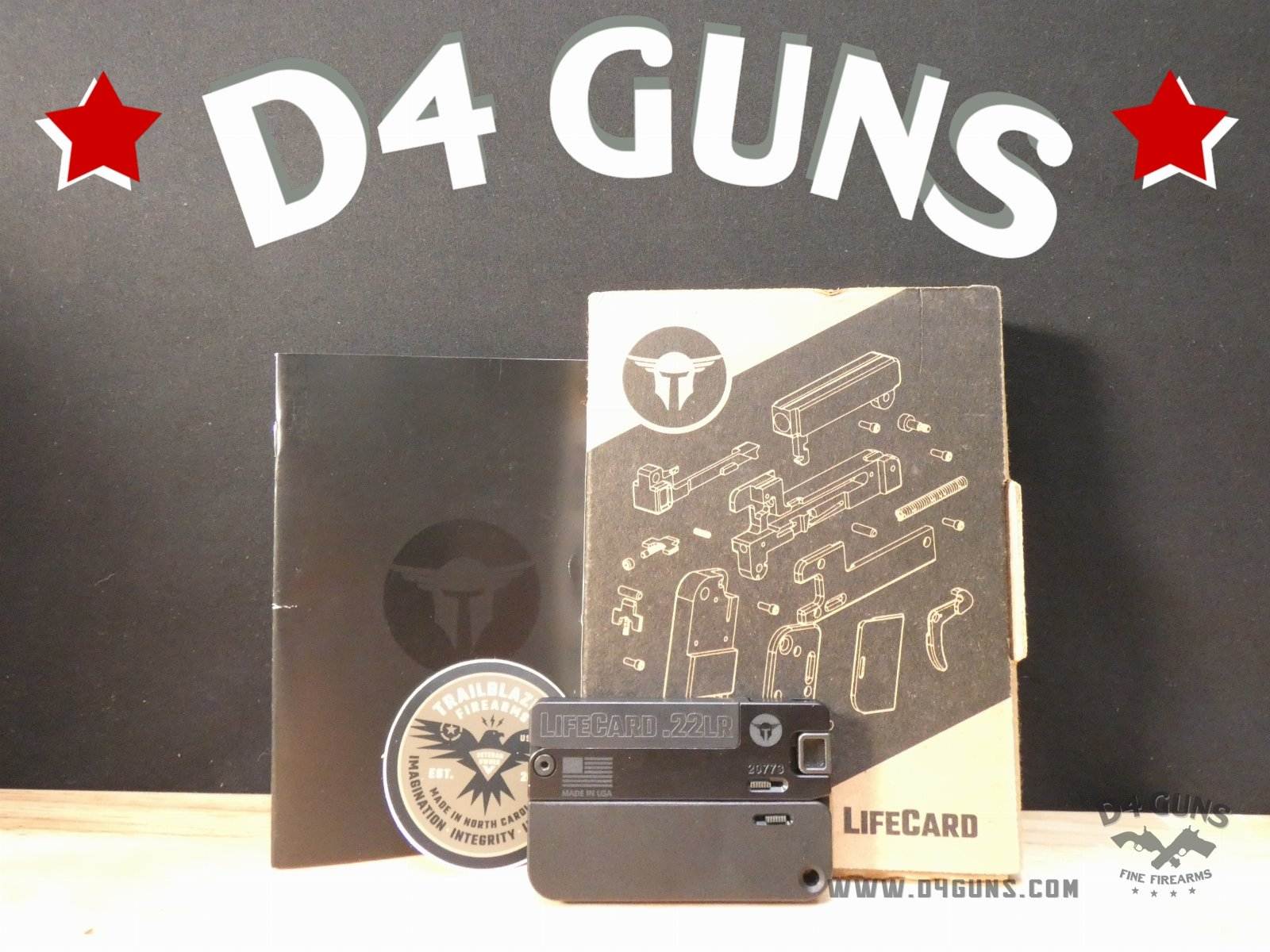 Trailblazer Life Card | .22LR | Single-Shot | | D4 Guns