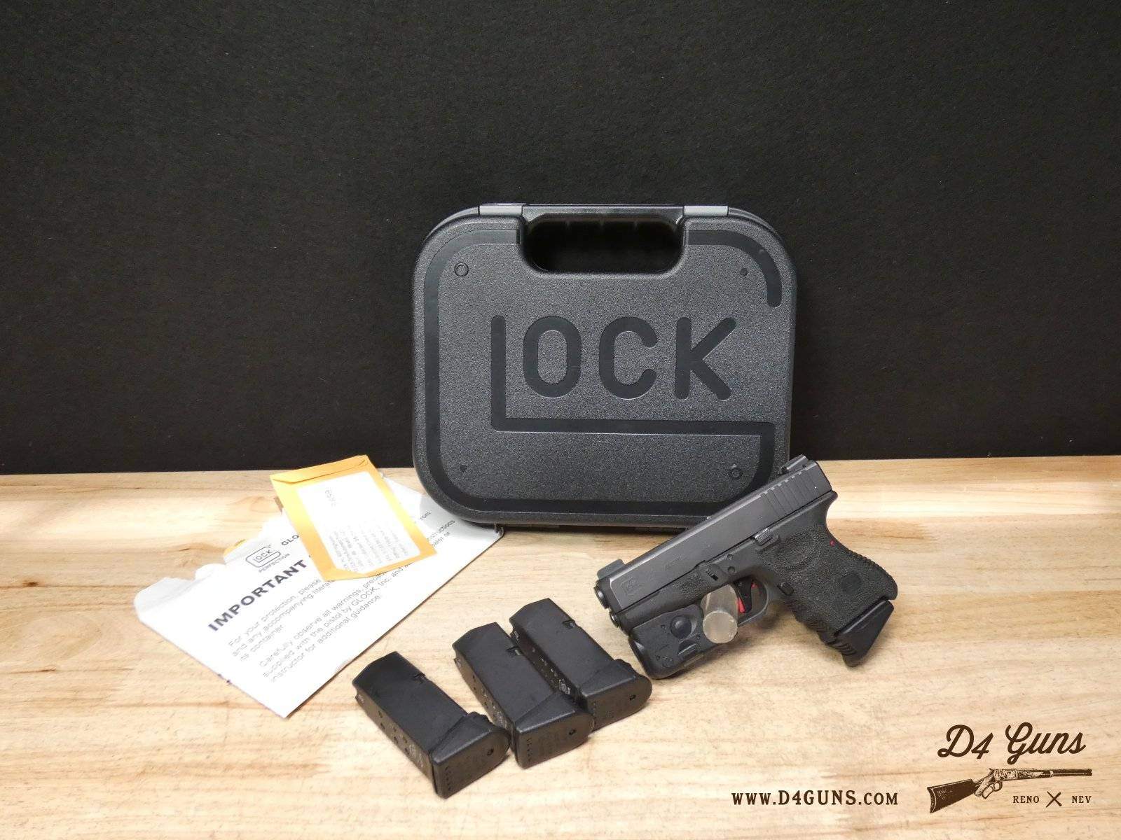 Glock 27 Gen 3 – 4 Mags – .40 S&W w/ Upgrades! | D4 Guns