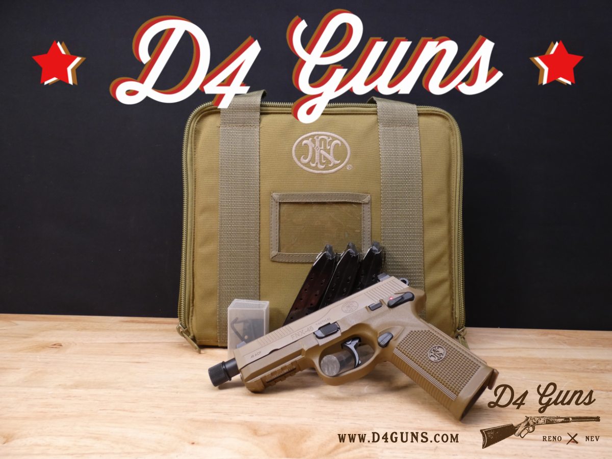FN FNX-45 Tactical | .45 | 3 Magazines & Case | | D4 Guns